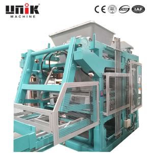 Betoninių blokų gamybos mašina su automatiniu tiektuvu