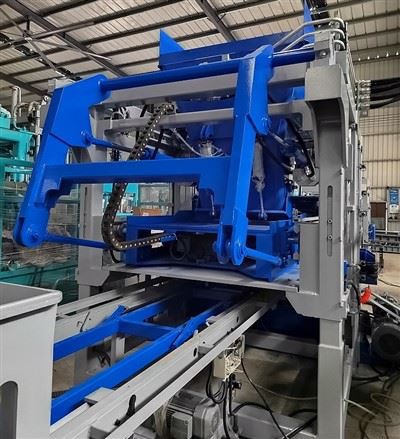 Cemento hidraulinė tuščiavidurių blokų mašina