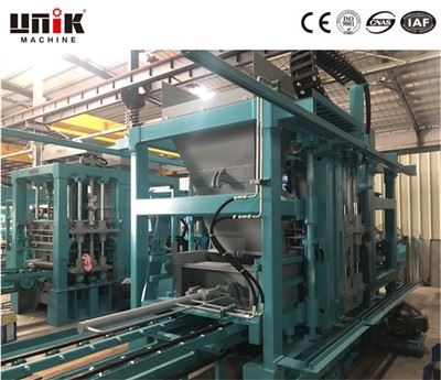 Betono kietųjų blokų gamybos mašina